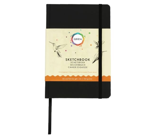 Tekenboek Qrea A5 80 vel 100gr