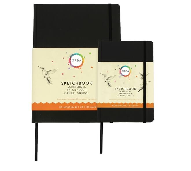 Tekenboek Qrea A4 80 vel 100gr