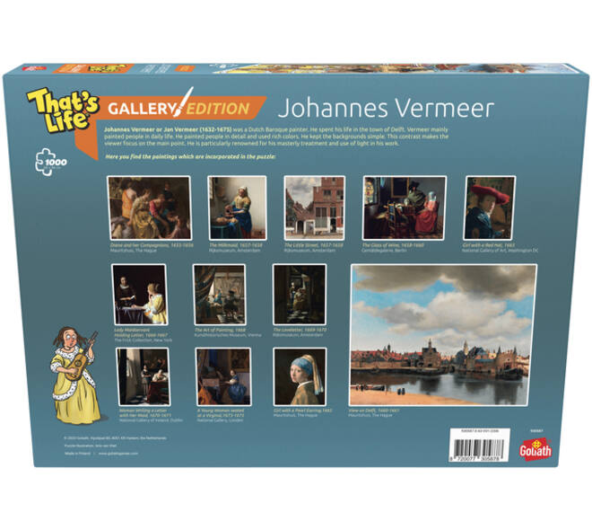 Puzzel That's Life Gallery Edition: Johannes Vermeer 1000 stukjes