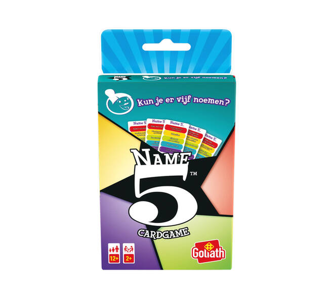 Kaartspel name 5 pocket editie