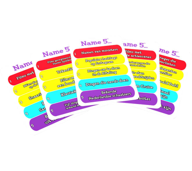 Kaartspel name 5 pocket editie