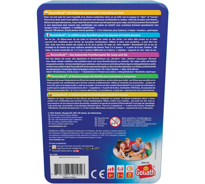 Spel Rummikub The Original Travel Tour Edition