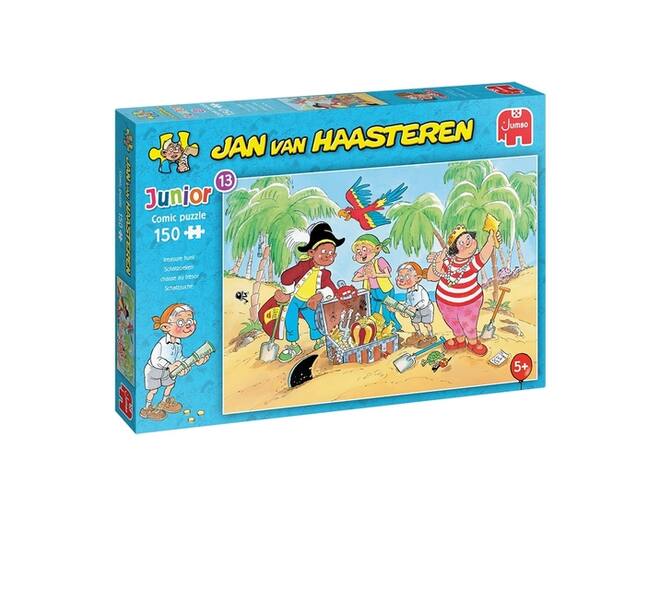 Puzzel Jan van Haasteren Junior 13 Treasure Hunt 150 stukjes