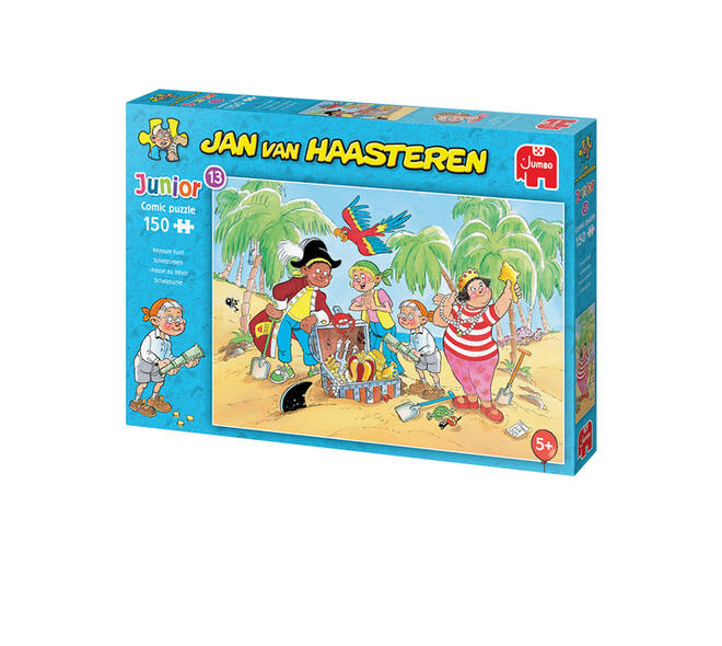 Puzzel Jan van Haasteren Junior 13 Treasure Hunt 150 stukjes