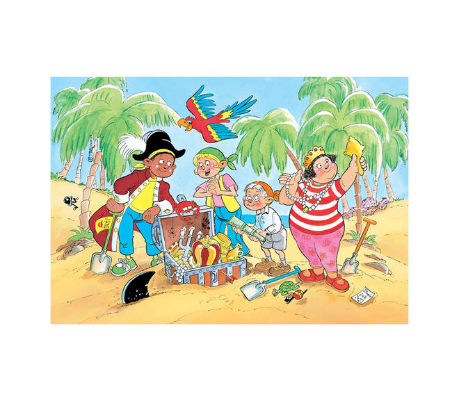 Puzzel Jan van Haasteren Junior 13 Treasure Hunt 150 stukjes