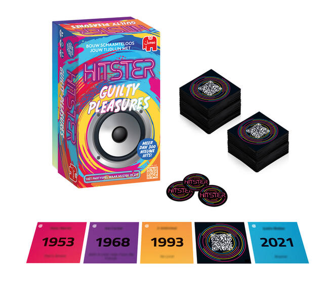 Muziekspel Hitster Guilty Pleasure 16+