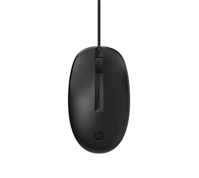 Muis HP 128 laser bedraad zwart