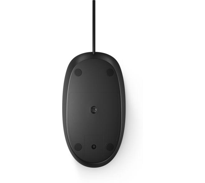 Muis HP 128 laser bedraad zwart