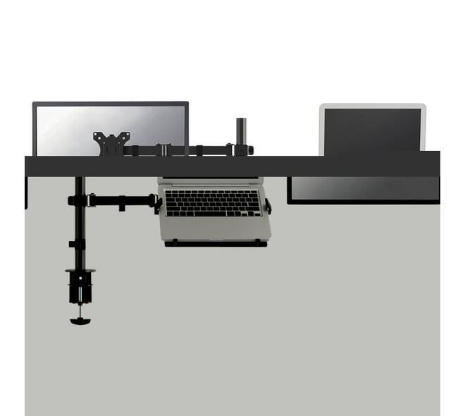 Monitorarm met laptopstandaard Neomounts FPMA-D550NOTEBOOK zwart