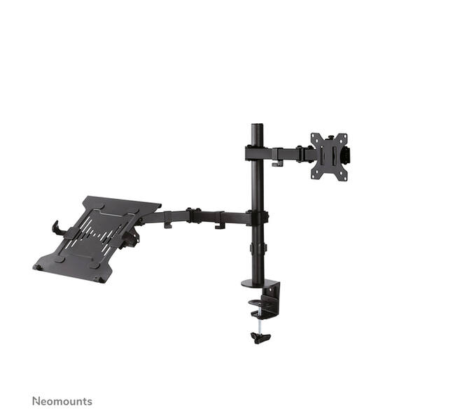 Monitorarm met laptopstandaard Neomounts FPMA-D550NOTEBOOK zwart