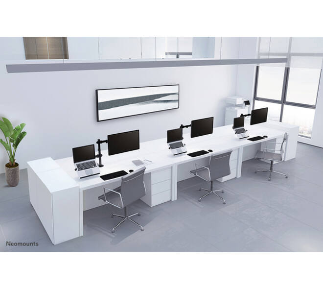 Monitorarm met laptopstandaard Neomounts FPMA-D550NOTEBOOK zwart