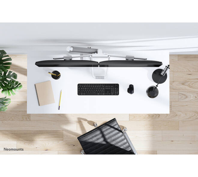 Monitorarm Neomounts NEXT Core dual 17-32" wit