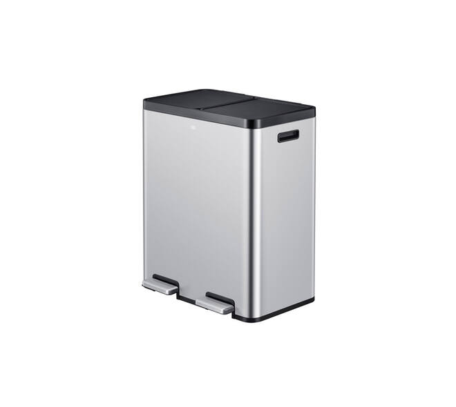 Pedaalemmer EKO Essential Recycler 2x30 liter rvs