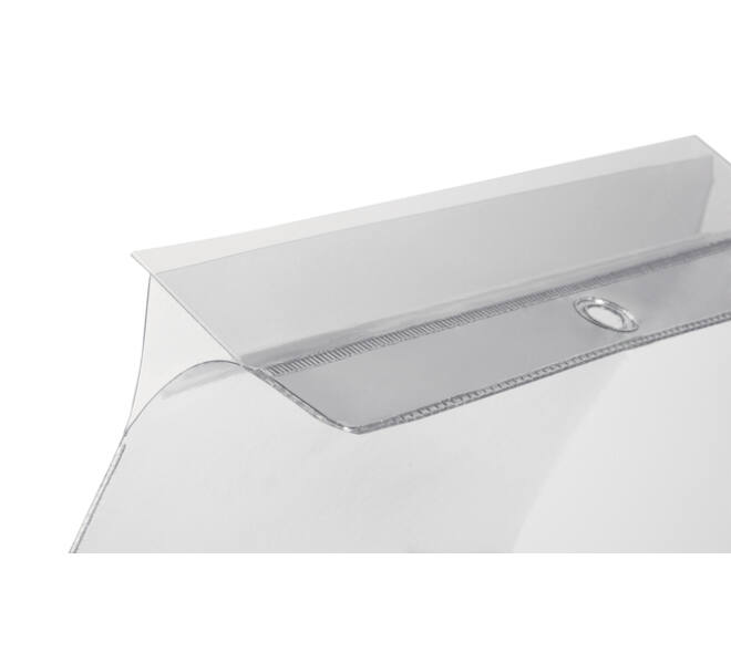 Insteekmap U-model Durable met ophangoog A5 transparant 10 stuks