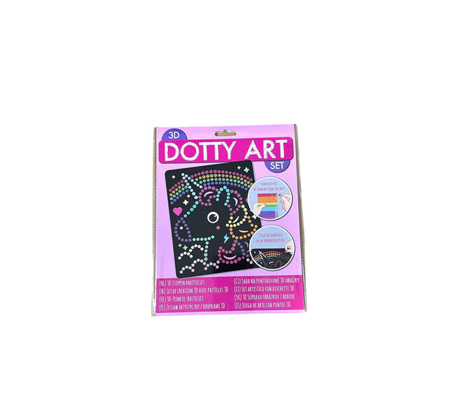 Knutselset 3D Dotty art assorti