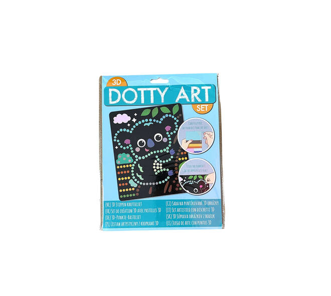 Knutselset 3D Dotty art assorti