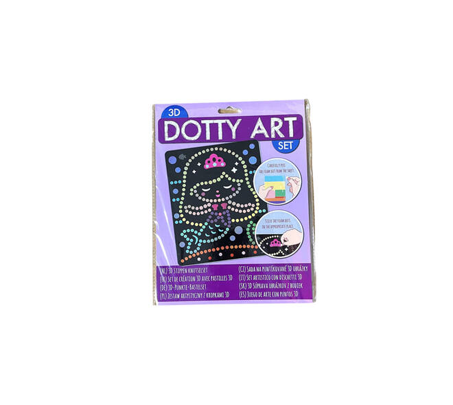 Knutselset 3D Dotty art assorti