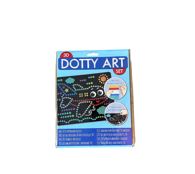 Knutselset 3D Dotty art assorti