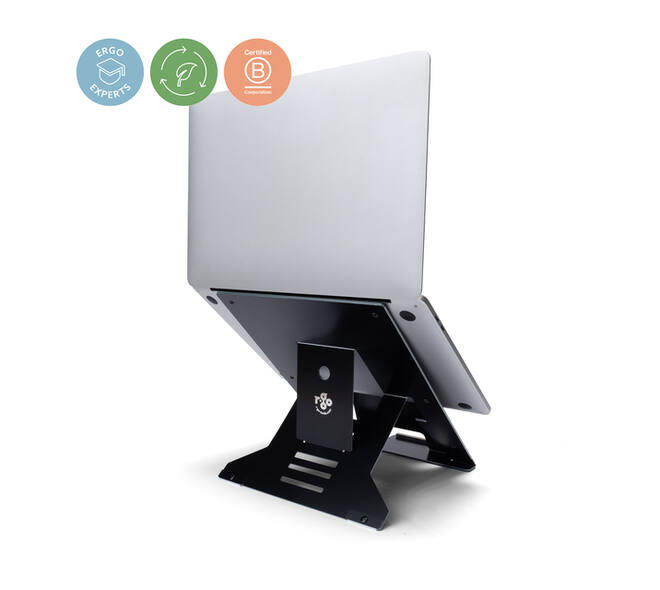 Laptopstandaard R-Go Riser Documenthouder