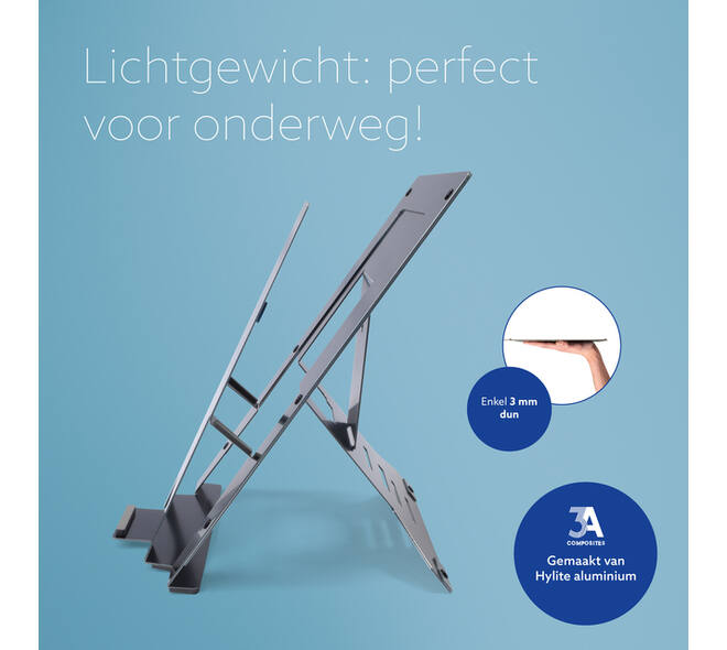 Laptopstandaard R-Go Riser Documenthouder