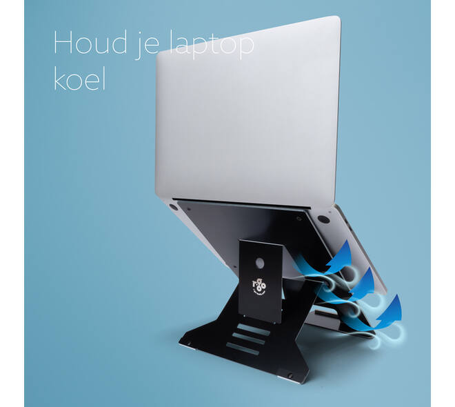 Laptopstandaard R-Go Riser Documenthouder