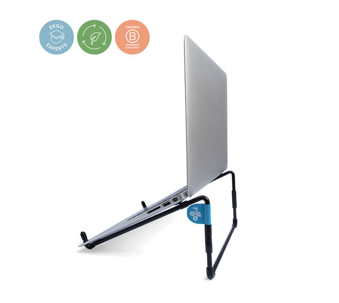 Laptopstandaard R-Go Travel Zwart