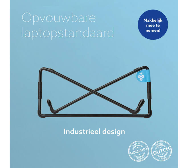 Laptopstandaard R-Go Travel Zwart