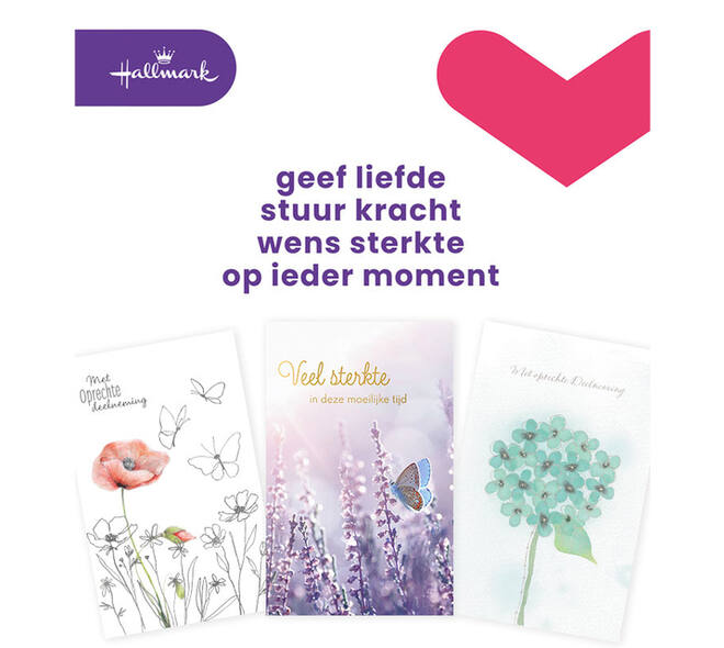 Wenskaart Hallmark Business Box condoleance navulset à 10 stuks