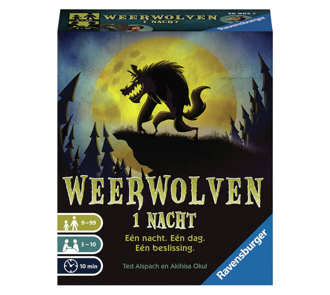 Kaartspel Weerwolven 1 nacht