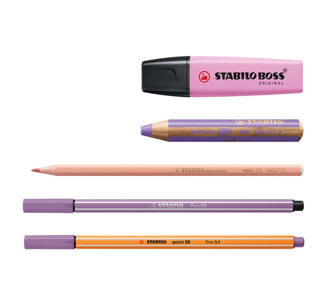Creative set Stabilo 77/6 Arty colorful creative pastel mix 50 stuks