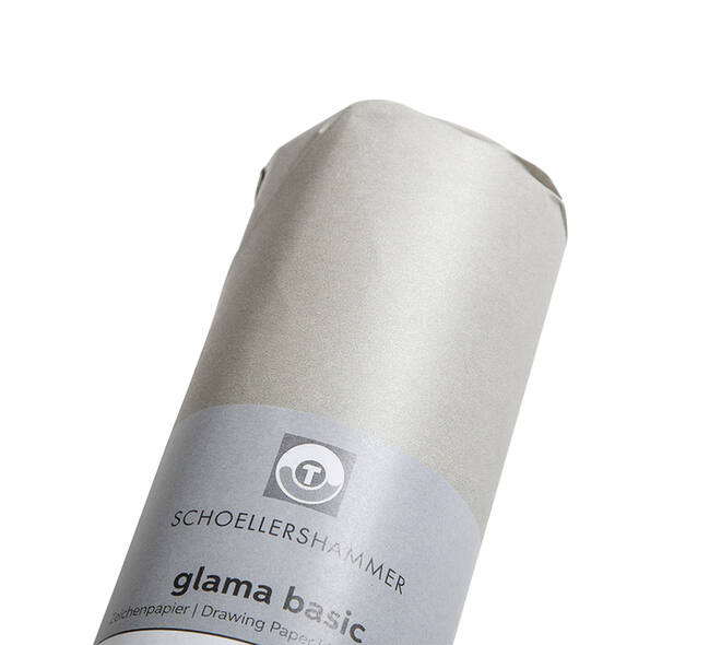 Tekenpapier Schoellershammer Glama Basic 66cmx50m 60gr transparant