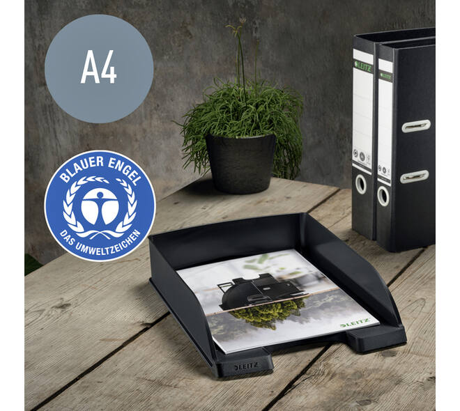 Brievenbak Leitz Recycle A4 zwart