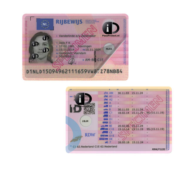 Beschermfolie PassProtect voor rijbewijs