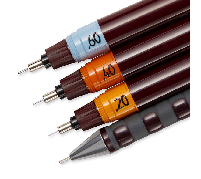 Tekenset rOtring Isograph 7-delig
