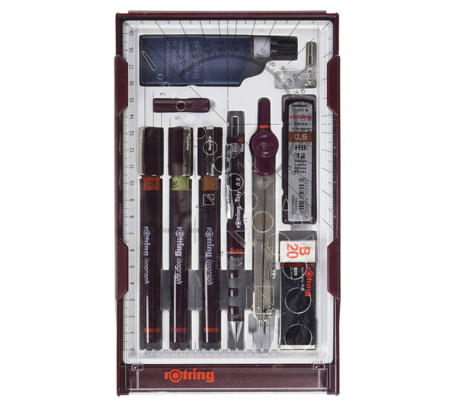 Tekenset rOtring Isograph Master 10-delig