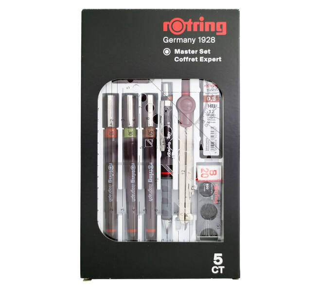 Tekenset rOtring Isograph Master 10-delig