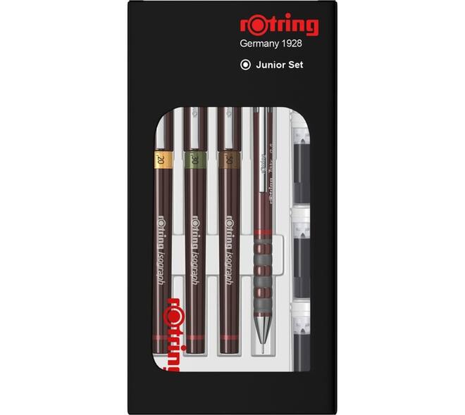 Tekenset rOtring Isograph Junior 4-delig