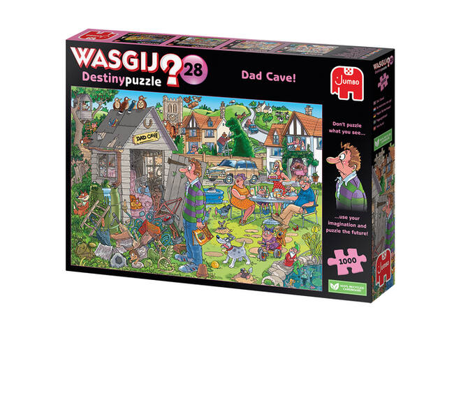 Puzzel Wasgij Destiny 28 De Mancave Van Pa! 1000 stukjes