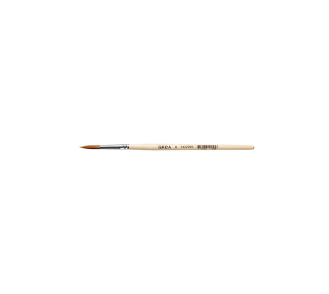 Penseel Qrea synthetisch haar nr 8 breedte 5,5mm