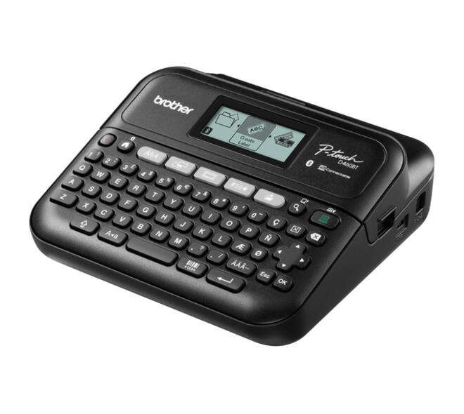 Labelprinter Brother P-touch TZe PT-D460BT desktop qwerty 18mm zwart in koffer