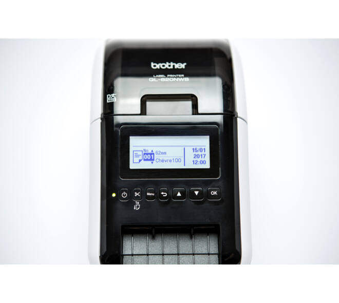 Labelprinter Brother DK QL-820NWBc desktop 62mm wit