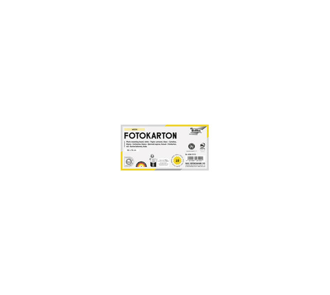 Fotokarton Folia 250gr 50x70cm parelmoer 00 wit