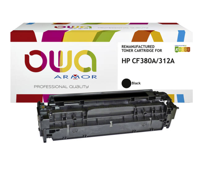Tonercartridge OWA alternatief tbv HP CF380A zwart