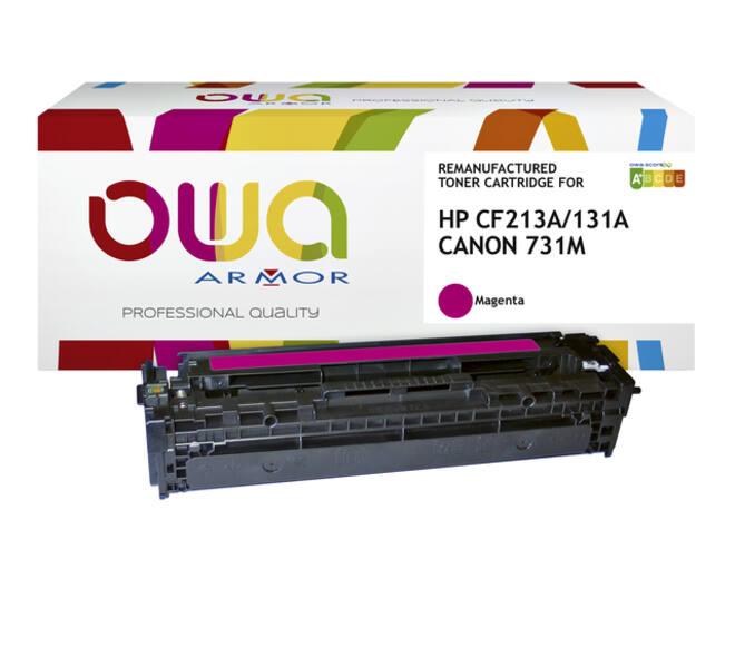 Tonercartridge OWA alternatief tbv HP CF213A rood