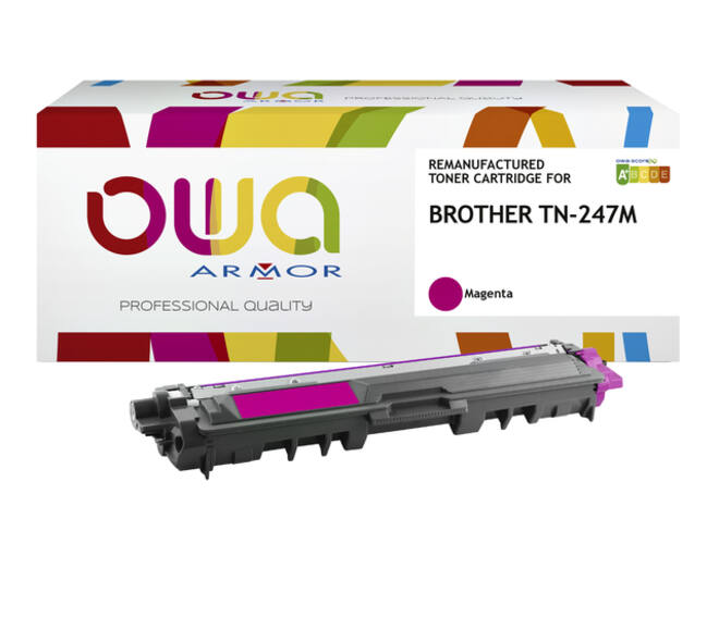 Toner OWA alternatief tbv Brother TN-247M rood