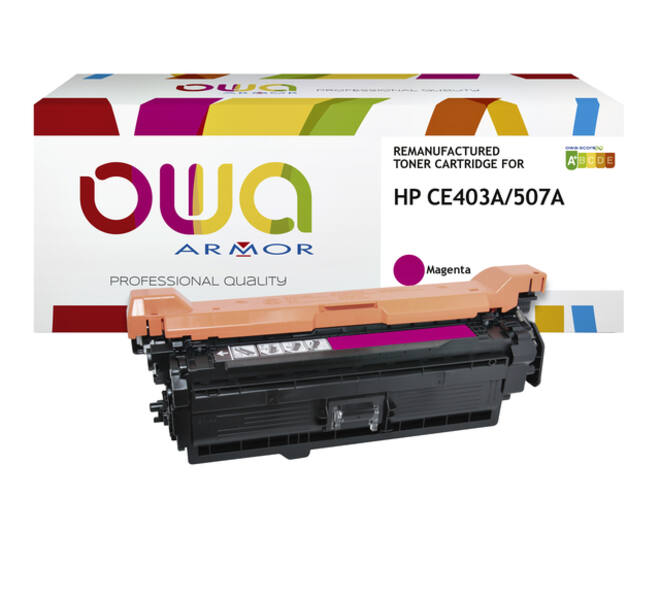 Tonercartridge OWA alternatief tbv HP CE403A rood