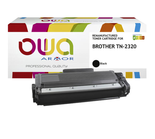 Toner OWA alternatief tbv Brother TN-2320BK zwart