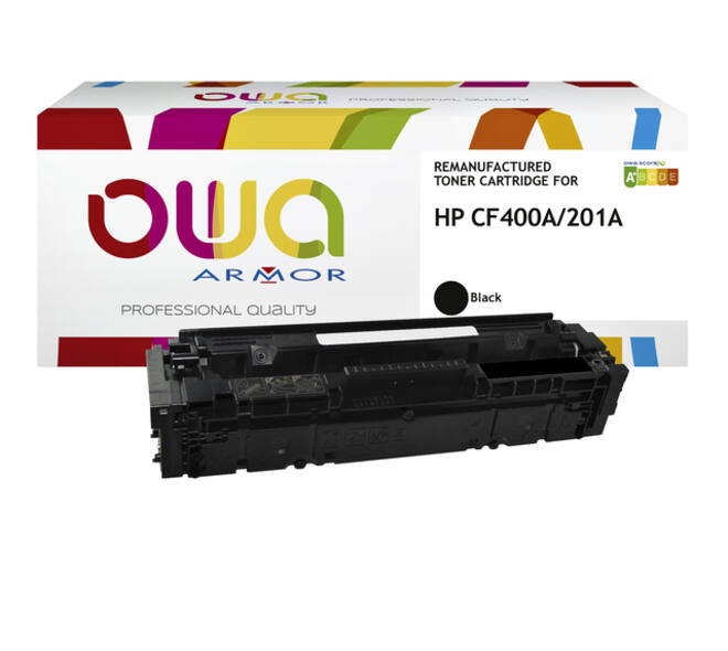 Tonercartridge OWA alternatief tbv HP CF400A zwart