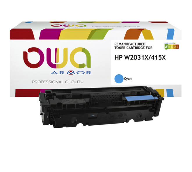 Tonercartridge OWA alternatief tbv HP W2031X blauw