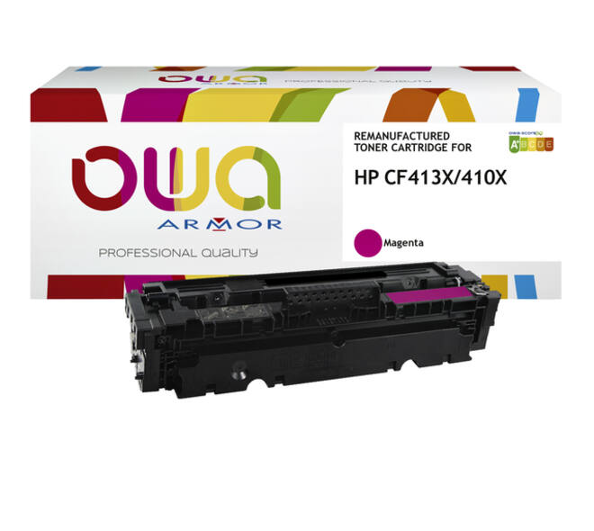 Tonercartridge OWA alternatief tbv HP CF413X rood
